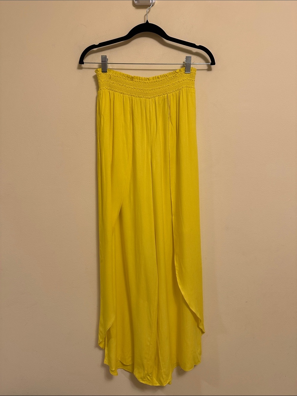 Alice + Olivia Larissa Smocked Waist Pant Open Slits Small $495 NOT FOR SALE - Picture 4 of 5